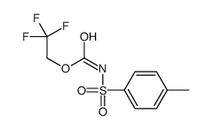2,2,2-trifluoroethyl N-(4-methylphenyl)sulfonylcarbamate Structure