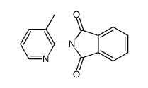 2-(3-methylpyridin-2-yl)isoindole-1,3-dione Structure