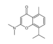 2-(dimethylamino)-5-methyl-8-propan-2-ylchromen-4-one结构式