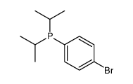 (4-bromophenyl)-di(propan-2-yl)phosphane结构式