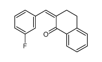 2-[(3-fluorophenyl)methylidene]-3,4-dihydronaphthalen-1-one结构式