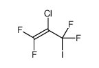 2-chloro-1,1,3,3-tetrafluoro-3-iodoprop-1-ene结构式