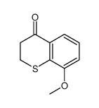 2,3-二氢-8-甲氧基-4H-1-苯并噻喃-4-酮结构式