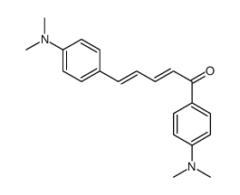 1,5-bis[4-(dimethylamino)phenyl]penta-2,4-dien-1-one结构式