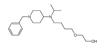 4-[N-(7-hydroxy-5-oxahept-1-yl)-N-(isopropyl)amino]-1-benzylpiperidine结构式