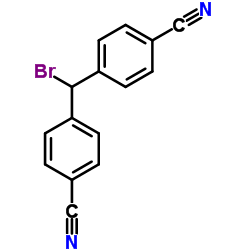 4,4'-(Bromomethylene)dibenzonitrile Structure
