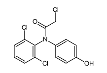 N-(chloroacetyl)-2',6'-(dichlorophenyl)-4-(hydroxyphenyl)amine结构式
