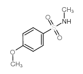 4-甲氧基-N-甲基苯磺胺结构式