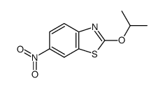 2-isopropoxy-6-nitro-benzothiazole结构式