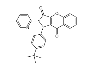 1-(4-tert-butylphenyl)-2-(5-methylpyridin-2-yl)-1H-chromeno[2,3-c]pyrrole-3,9-dione Structure