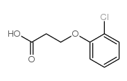 3-(2-氯苯氧基)丙酸结构式