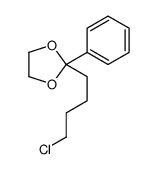 2-(4-chlorobutyl)-2-phenyl-1,3-dioxolane结构式