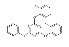 2,4,6-tris(2-methylphenoxy)-1,3,5-triazine结构式