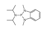 1,3-dimethyl-N,N-di(propan-2-yl)-1,3,2-benzodiazaphosphol-2-amine Structure