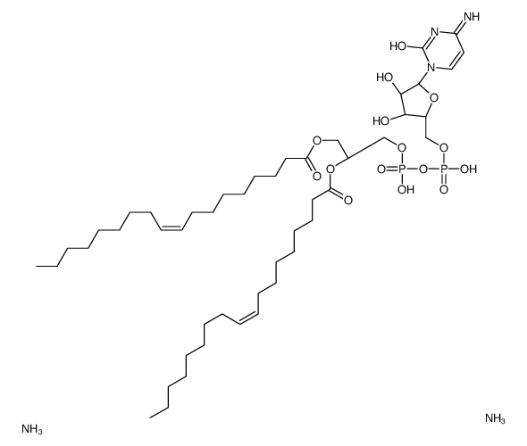 1,2-二油酰基-sn-甘油-3-(胞苷二磷酸)(铵盐)图片