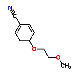 4-(2-methoxyethoxy)benzonitrile Structure