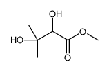 methyl 2,3-dihydroxy-3-methylbutanoate结构式