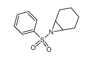 N-benzenesulfonyl-7-azabicyclo[4.1.0]heptane结构式