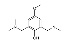 2,6-bis(dimethylaminomethyl)-4-methoxyphenol结构式