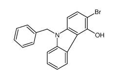 9-benzyl-3-bromocarbazol-4-ol Structure