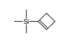 cyclobuten-1-yl(trimethyl)silane Structure