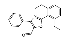 2-(2,6-diethylphenyl)-4-phenyl-1,3-oxazole-5-carbaldehyde Structure