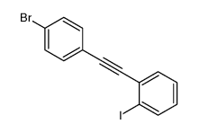 1-bromo-4-[2-(2-iodophenyl)ethynyl]benzene结构式