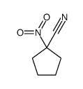 1-nitrocyclopentane-1-carbonitrile Structure