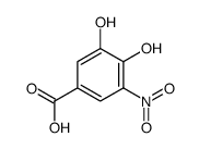 3,4-二羟基-5-硝基苯甲酸结构式