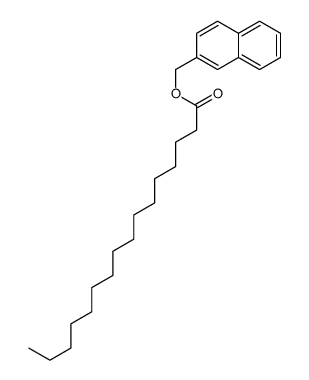 naphthalen-2-ylmethyl hexadecanoate Structure