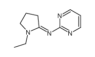(E)-1-ethyl-N-pyrimidin-2-ylpyrrolidin-2-imine Structure