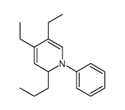 4,5-diethyl-1-phenyl-2-propyl-2H-pyridine结构式