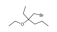 3-ethoxy-3-bromomethyl-hexane结构式