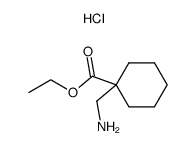 ethyl 1-(aminomethyl)cyclohexanecarboxylate hydrochloride结构式