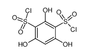 2,4,6-trihydroxy-benzene-1,3-disulfonyl chloride结构式