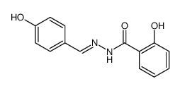p-hydroxybenzaldehyde salicylic acid hydrazone Structure