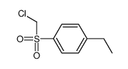 1-(chloromethylsulfonyl)-4-ethylbenzene Structure