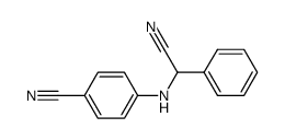 4-[(Cyano-phenyl-methyl)-amino]-benzonitrile结构式