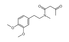 N-ACETOACETYL-N-METHYL-2-(3,4-DIMETHOXYPHENYL)ETHYLAMINE Structure