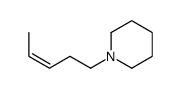 1-pent-3-enylpiperidine Structure