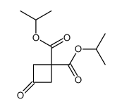 dipropan-2-yl 3-oxocyclobutane-1,1-dicarboxylate Structure