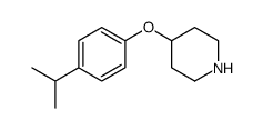 4-(4-ISOPROPYLPHENOXY)PIPERIDINE结构式