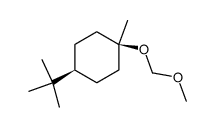 cis-4-tert-butyl-O-(methoxymethyl)-1-methylcyclohexanol结构式