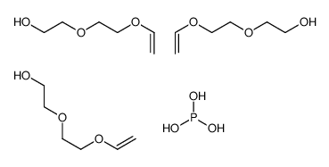 2-(2-ethenoxyethoxy)ethanol,phosphorous acid结构式