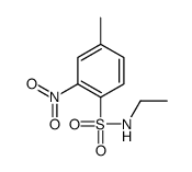 N-ethyl-4-methyl-2-nitrobenzenesulfonamide结构式