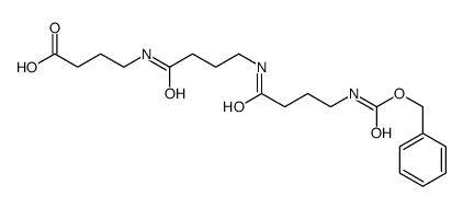 4-[4-[4-(phenylmethoxycarbonylamino)butanoylamino]butanoylamino]butanoic acid结构式