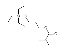3-triethylsilyloxypropyl 2-methylprop-2-enoate结构式