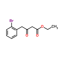 Ethyl 4-(2-bromophenyl)-3-oxobutanoate Structure