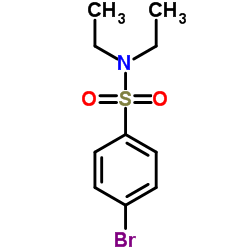N,N-二乙基-4-溴苯磺酰胺结构式