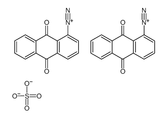 9,10-dioxoanthracene-1-diazonium,sulfate Structure